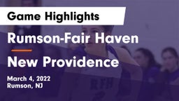 Rumson-Fair Haven  vs New Providence  Game Highlights - March 4, 2022