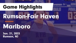 Rumson-Fair Haven  vs Marlboro  Game Highlights - Jan. 21, 2023