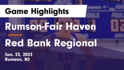 Rumson-Fair Haven  vs Red Bank Regional  Game Highlights - Jan. 23, 2023