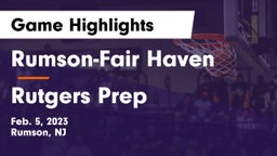 Rumson-Fair Haven  vs Rutgers Prep  Game Highlights - Feb. 5, 2023