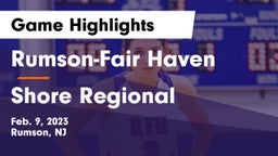 Rumson-Fair Haven  vs Shore Regional  Game Highlights - Feb. 9, 2023
