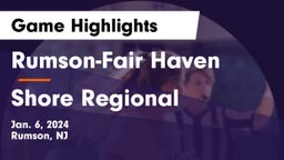 Rumson-Fair Haven  vs Shore Regional  Game Highlights - Jan. 6, 2024