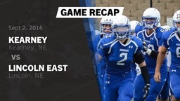 Recap: Kearney  vs. Lincoln East  2016