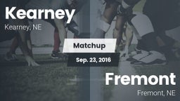 Matchup: Kearney High vs. Fremont  2016