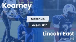 Matchup: Kearney High vs. Lincoln East  2017