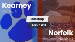 Matchup: Kearney High vs. Norfolk  2018
