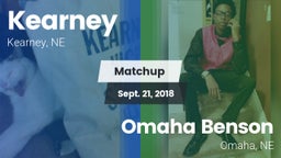 Matchup: Kearney High vs. Omaha Benson  2018