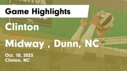 Clinton  vs Midway , Dunn, NC Game Highlights - Oct. 10, 2023