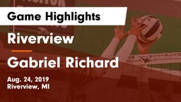 Riverview  vs Gabriel Richard Game Highlights - Aug. 24, 2019