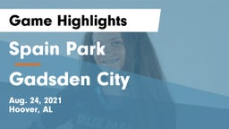 Spain Park  vs Gadsden City  Game Highlights - Aug. 24, 2021