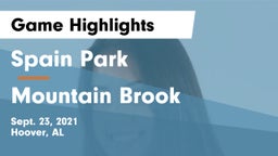 Spain Park  vs Mountain Brook Game Highlights - Sept. 23, 2021