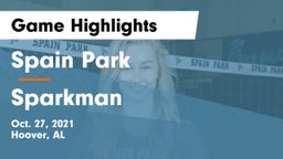 Spain Park  vs Sparkman  Game Highlights - Oct. 27, 2021