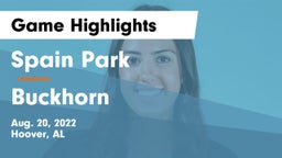 Spain Park  vs Buckhorn Game Highlights - Aug. 20, 2022