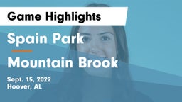 Spain Park  vs Mountain Brook Game Highlights - Sept. 15, 2022