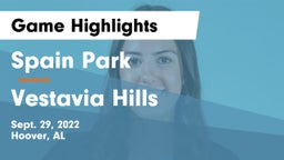 Spain Park  vs Vestavia Hills  Game Highlights - Sept. 29, 2022