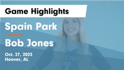 Spain Park  vs Bob Jones Game Highlights - Oct. 27, 2023