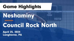 Neshaminy  vs Council Rock North  Game Highlights - April 25, 2024
