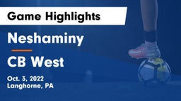 Neshaminy  vs CB West  Game Highlights - Oct. 3, 2022