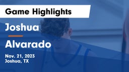 Joshua  vs Alvarado  Game Highlights - Nov. 21, 2023