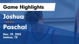 Joshua  vs Paschal Game Highlights - Dec. 29, 2023