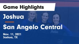 Joshua  vs San Angelo Central  Game Highlights - Nov. 11, 2021