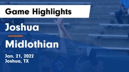 Joshua  vs Midlothian Game Highlights - Jan. 21, 2022