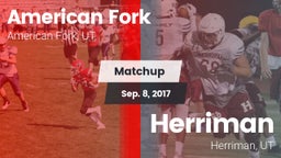 Matchup: American Fork High vs. Herriman  2017