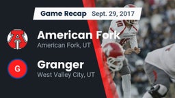 Recap: American Fork  vs. Granger  2017