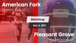 Matchup: American Fork High vs. Pleasant Grove 2017