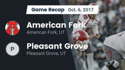 Recap: American Fork  vs. Pleasant Grove 2017