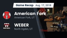 Recap: American Fork  vs. WEBER  2018