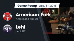 Recap: American Fork  vs. Lehi  2018