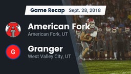 Recap: American Fork  vs. Granger  2018