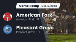 Recap: American Fork  vs. Pleasant Grove  2018