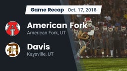 Recap: American Fork  vs. Davis  2018