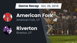 Recap: American Fork  vs. Riverton  2018