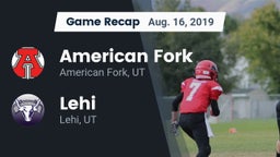 Recap: American Fork  vs. Lehi  2019