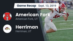 Recap: American Fork  vs. Herriman  2019