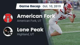 Recap: American Fork  vs. Lone Peak  2019