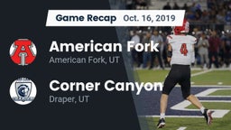 Recap: American Fork  vs. Corner Canyon  2019