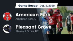 Recap: American Fork  vs. Pleasant Grove  2020