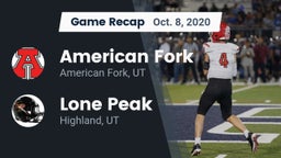 Recap: American Fork  vs. Lone Peak  2020