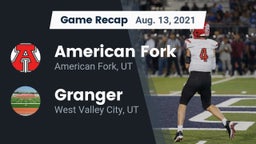 Recap: American Fork  vs. Granger  2021