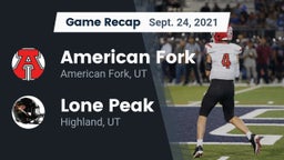 Recap: American Fork  vs. Lone Peak  2021