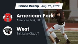 Recap: American Fork  vs. West  2022