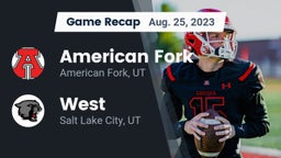 Recap: American Fork  vs. West  2023