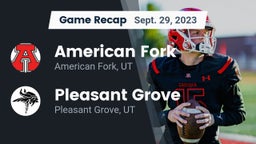 Recap: American Fork  vs. Pleasant Grove  2023