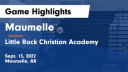 Maumelle  vs Little Rock Christian Academy  Game Highlights - Sept. 13, 2022