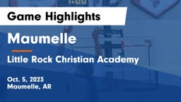Maumelle  vs Little Rock Christian Academy  Game Highlights - Oct. 5, 2023