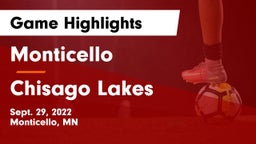 Monticello  vs Chisago Lakes  Game Highlights - Sept. 29, 2022